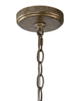 Valka - 6 Light Crystal Chandelier - Light Brown