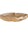 Organic Embrace - Outdoor Teak Bowl - Brown