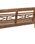 Antique - Plantation Grown Teak Bench - Dark Brown