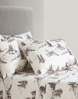 White Pine - Twin 200TC Cotton Sheet Set Set of 3 - White