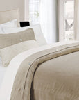 Fairfield - Queen Sand Velvet Duvet Cover - Sand