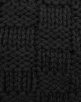 Chess Knit - Throw - Black