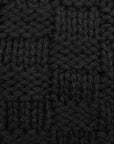 Chess Knit - Throw - Black