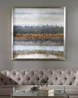 Layers - Landscape Art - Silver