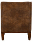 Clay - Leather Armchair - Dark Brown