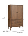 Azalea - Armoire - Walnut