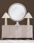 Claire - Wall Mirror - White Wash
