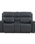 Warren - Power Reclining Loveseat With Console, Power Headrest & Lumbar