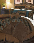 Del Rio - King Comforter Set Set of 5 - Brown