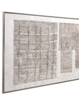 Counted Days Framed Canvas - Beige / White