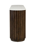 Cheers - Marble Console - Dark Brown