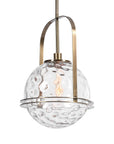Mimas - 1 Light Globe Pendant - Gold