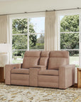 Dutch - Power Reclining Loveseat With Console, Power Headrest & Lumbar