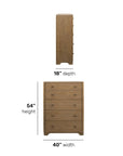 Normandy - Drawer Chest - Light Brown