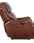 MS - Harlan Zero Gravity Power Recliner With Power Headrest - Dark Brown