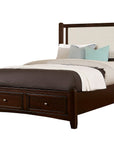 Bonanza - Linen Upholstered Bed With Storage Footboard