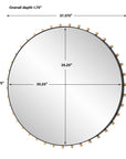 Cosmopolitan - Round Mirror - Black