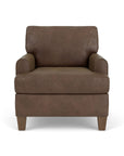 Moxy - Fabric Chair, T-Shaped Seat Cushion, Rounded Mailbox Arms