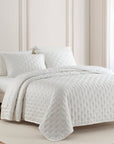 Lyocell - King Eucalyptus Quilt Set Set of 3 - White