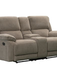 Hooper - Console Loveseat, Manual Recline