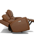 Linden - Power Reclining Sofa With Power Headrests & Lumbar