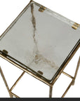 Ovard - Antiqued Accent Table - Bronze