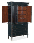 Charleston - Jewelry Armoire - Black