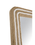 Kiko - Floor Mirror - White / Natural
