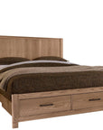 Lodge & Loft - Radius Poster Bed With Footboard Storage