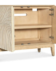 Retreat - Carved Nightstand - Beige