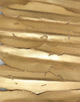 Lev - Metal Wall Decor - White & Gold
