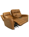 Alister - Power Gliding Loveseat With Console, Power Headrests & Lumbar