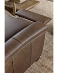 MS - Julian Zero Gravity Power Recliner with Power Headrest - Dark Brown