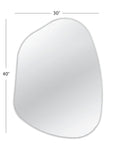 Ash - Wall Mirror - Pearl Silver