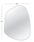 Ash - Wall Mirror - Pearl Silver