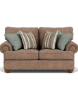 Patterson - Fabric Loveseat, Nailhead Trim
