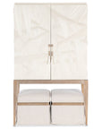Melange - Dream Weaver Pouf - White