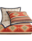 Del Sol - Full/Queen Reversible Quilt Set Set of 3 - Multi Color