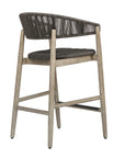 Dermott - Outdoor Counter Stool - Brown / Dark Gray