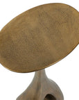 Tolstoy - Indoor-Outdoor Accent Table - Brass