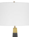 Lathey - Tapered Floor Lamp - Black