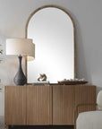 Vestry - Arch Mirror - Antique Brass