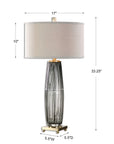 Vilminore - Glass Table Lamp - Gray