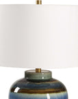 Judarn - Table Lamp - Blue / Brown