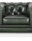 SS - Charleston Tufted Chair - Dark Green