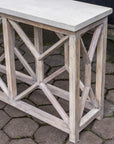 Catali - Stone Console Table - Ivory