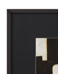 Desert Fragments VI Framed Print - Black / White