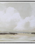 Soft Clouds - Framed Print - Silver