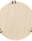 Driftwood - Metal Spot Table - Beige / Gray
