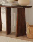 Lasso - Console Table - Antique Natural Mango With Sandblasting